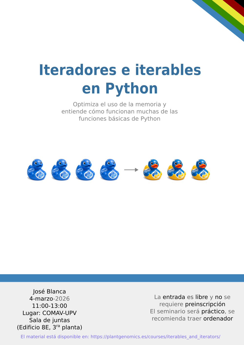 Iterator seminar announcement