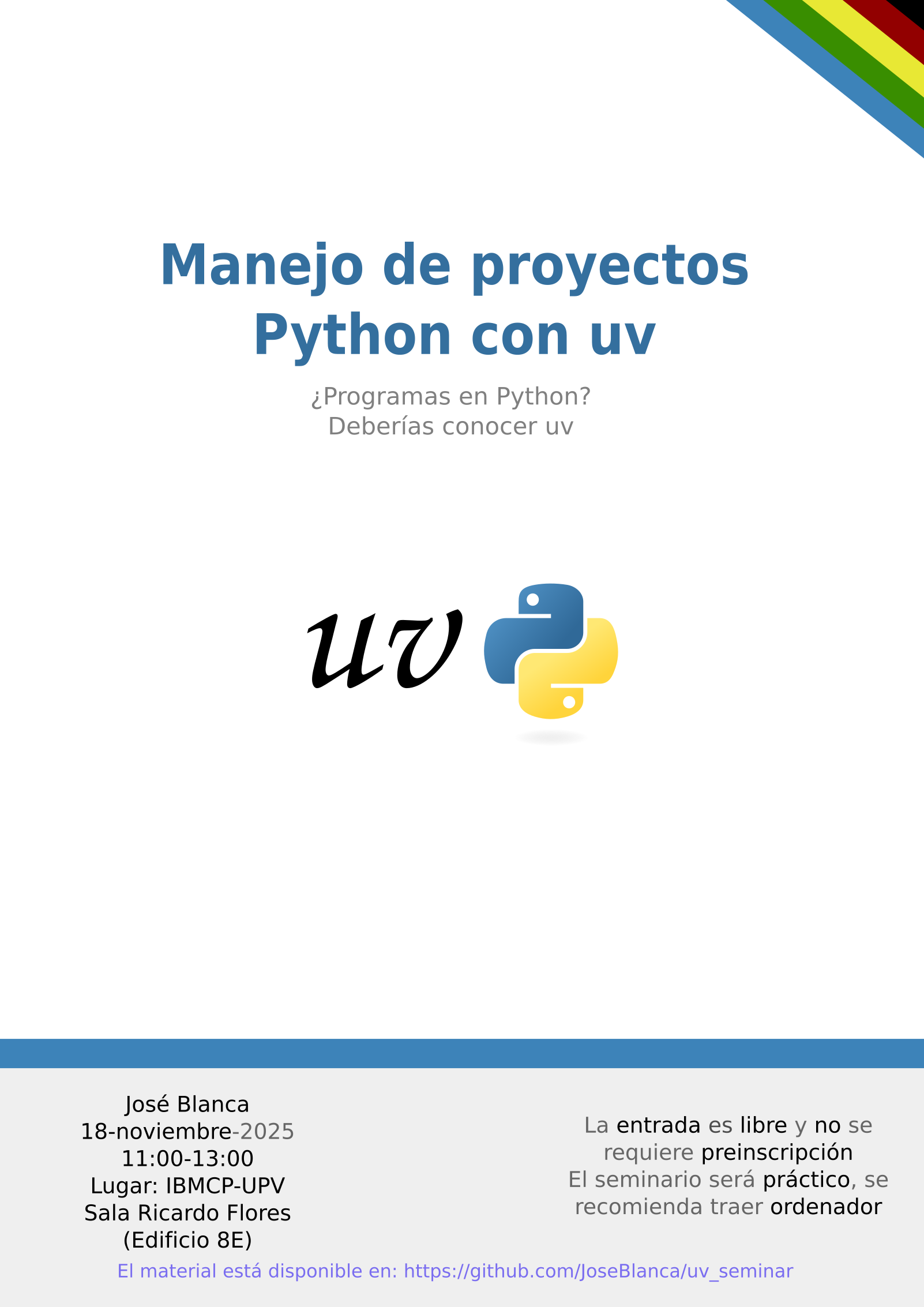 uv seminar announcement